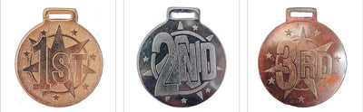 Gold; Silver; and Bronze Medals for recognition and awards.