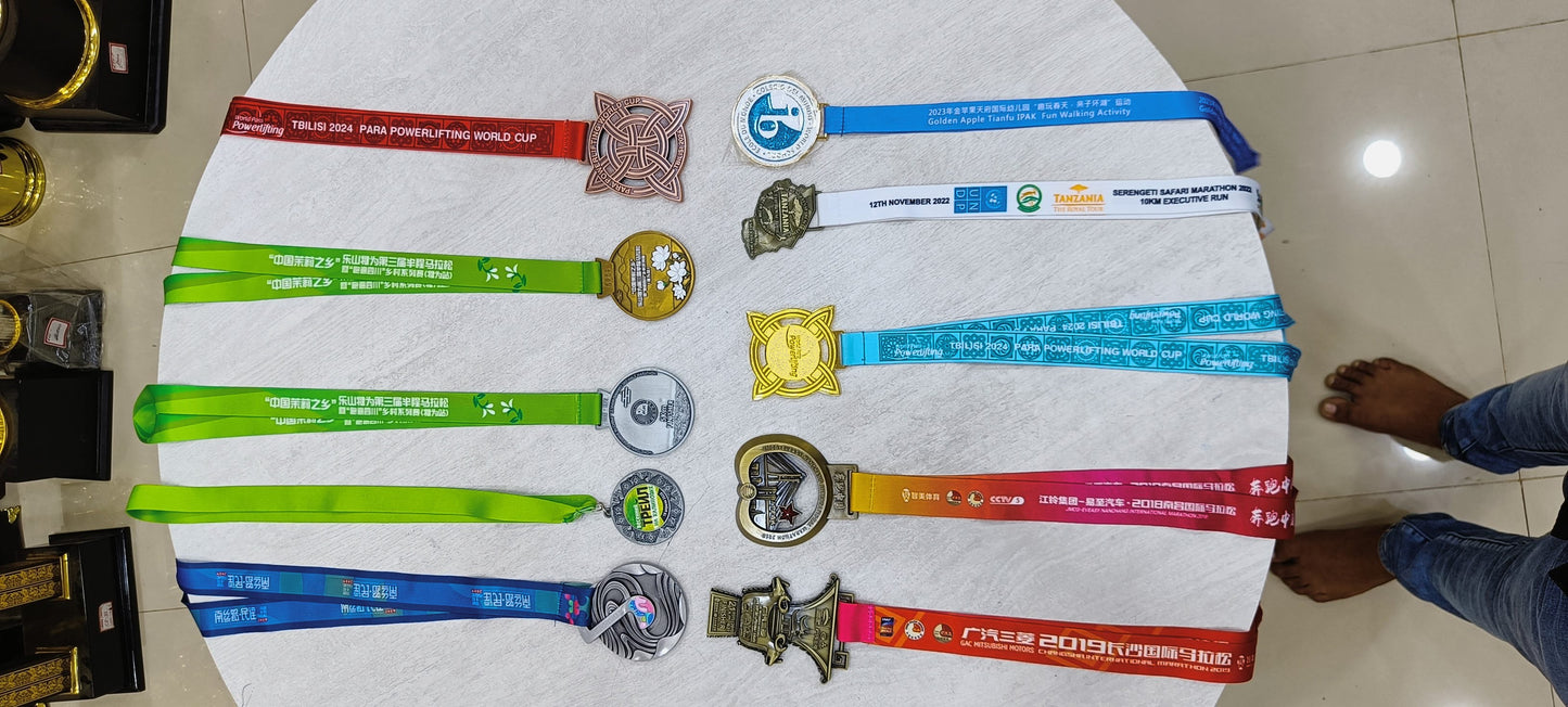 Custom Medals for Marathon Running and Triathlon Events - Engraved & Personalized