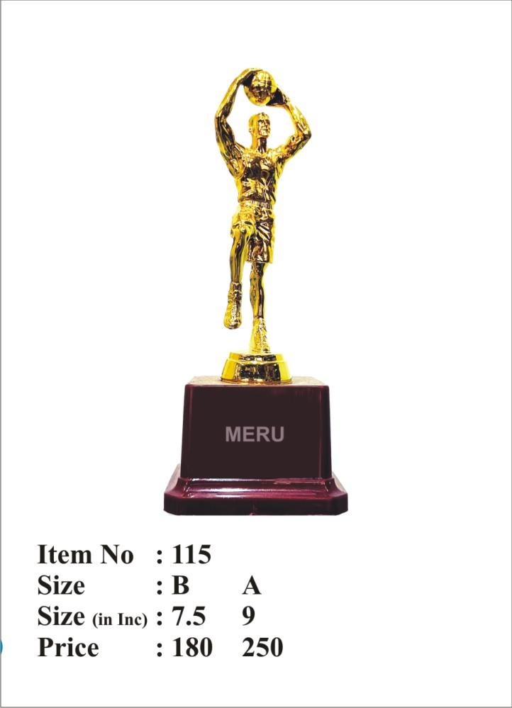 Gold Basketball Player Trophy - Athletic Medals