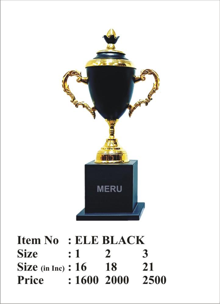 Black and Gold Metal Corporate Trophy