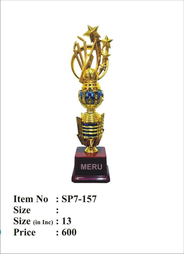 Cricket Trophy Award SP7-157 - Fiber Trophy Design A dynamic cricket trophy featuring a bat; ball; and wickets. Perfect for recognizing outstanding performance. Explore fiber trophies and trophy design options.