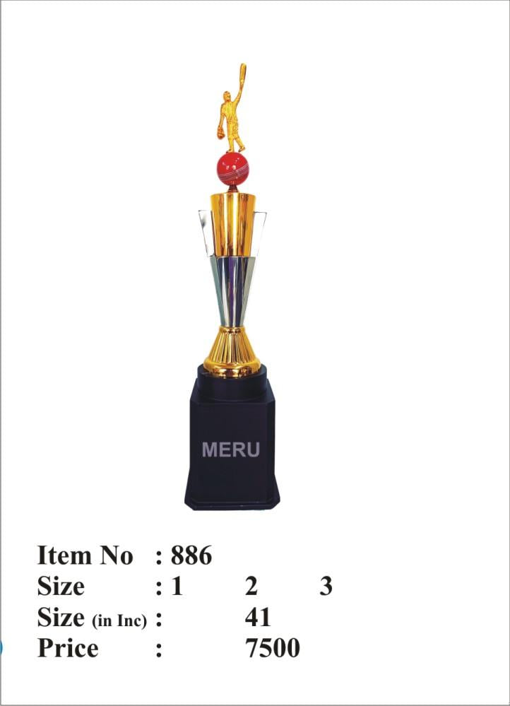 Metal Cricket Trophy for Cricket Tournaments