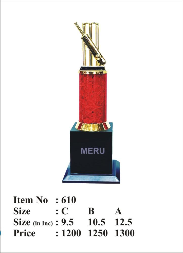 Metal Cricket Trophy Award