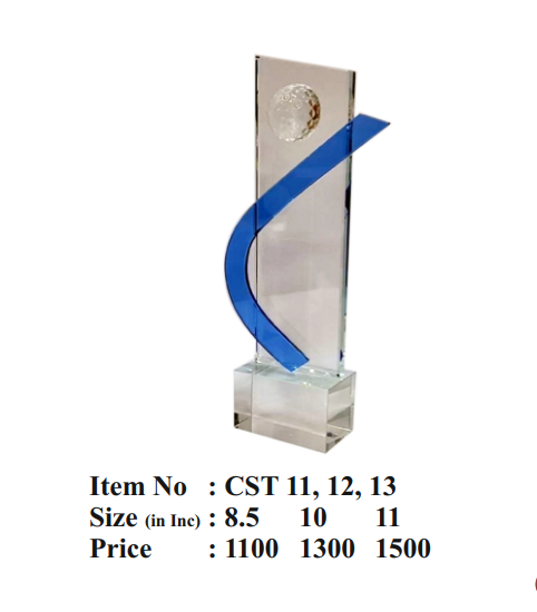 Crystal Golf Corporate Trophy Award CST 11