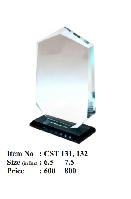 Crystal Trophy Award CST 131
