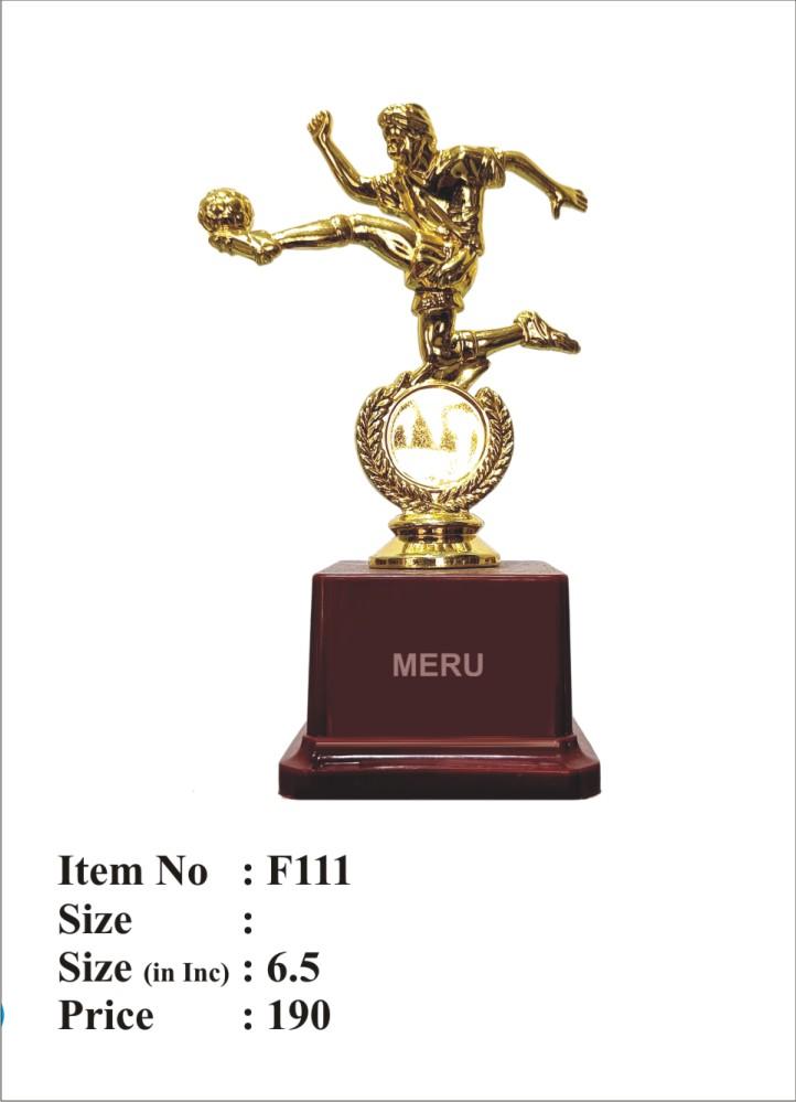 Gold Football Trophy - Fibre Trophy F111