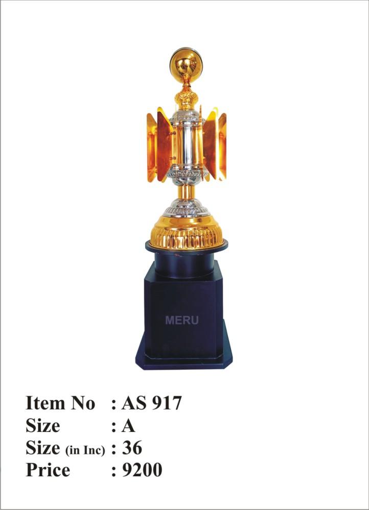Gold and silver corporate trophy