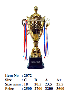 Gold Metal Sports Trophies Cup