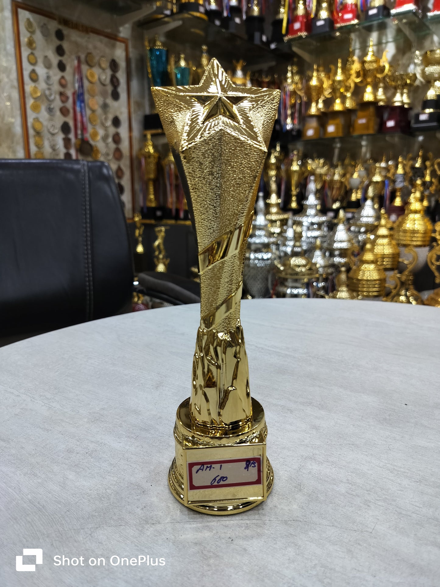 Gold Star Achievement Award Trophy