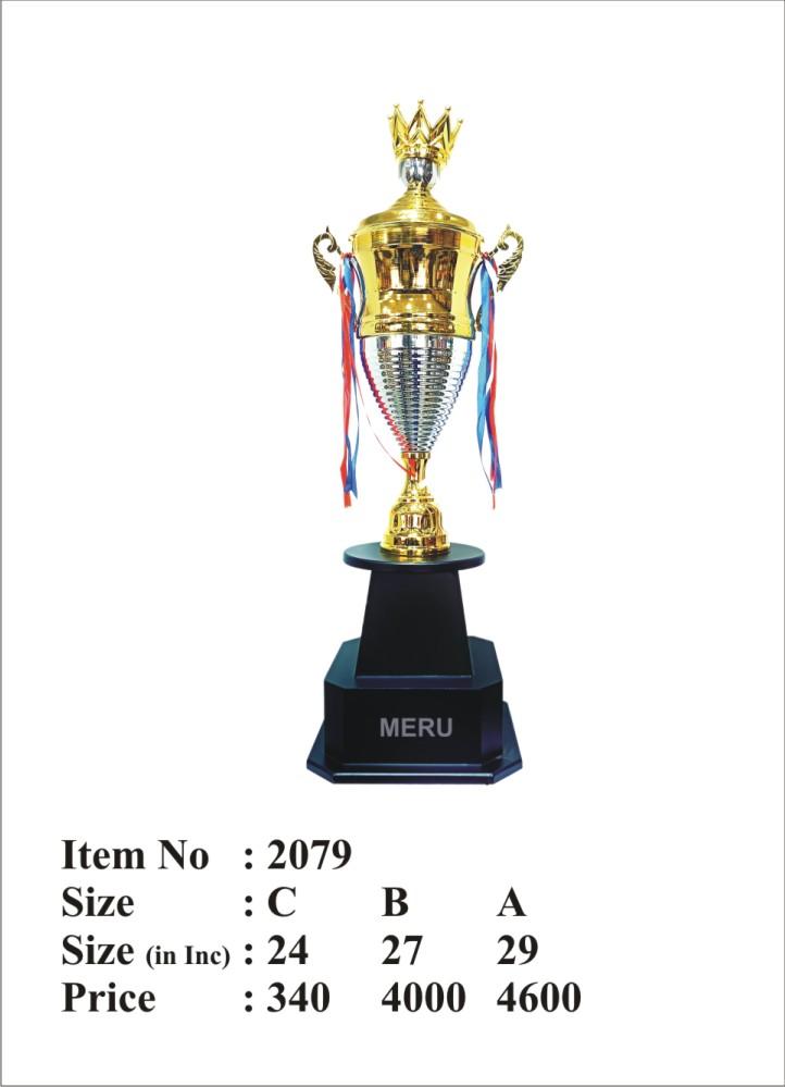 Gold and Silver Metal Trophy