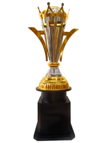 Gold and Silver Metal Trophy Award as-974