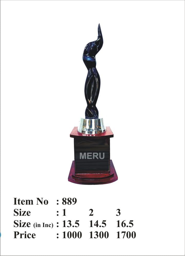 Sleek acrylic trophy design