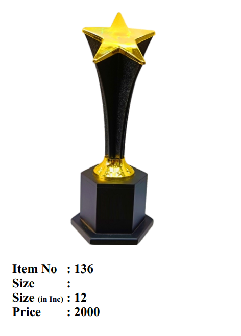 Premium Star Trophy Recognition Awards premium gold star award trophy 136