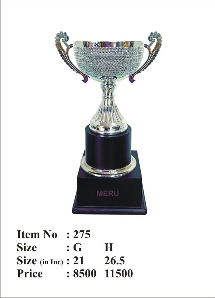 Elegant metal corporate trophy