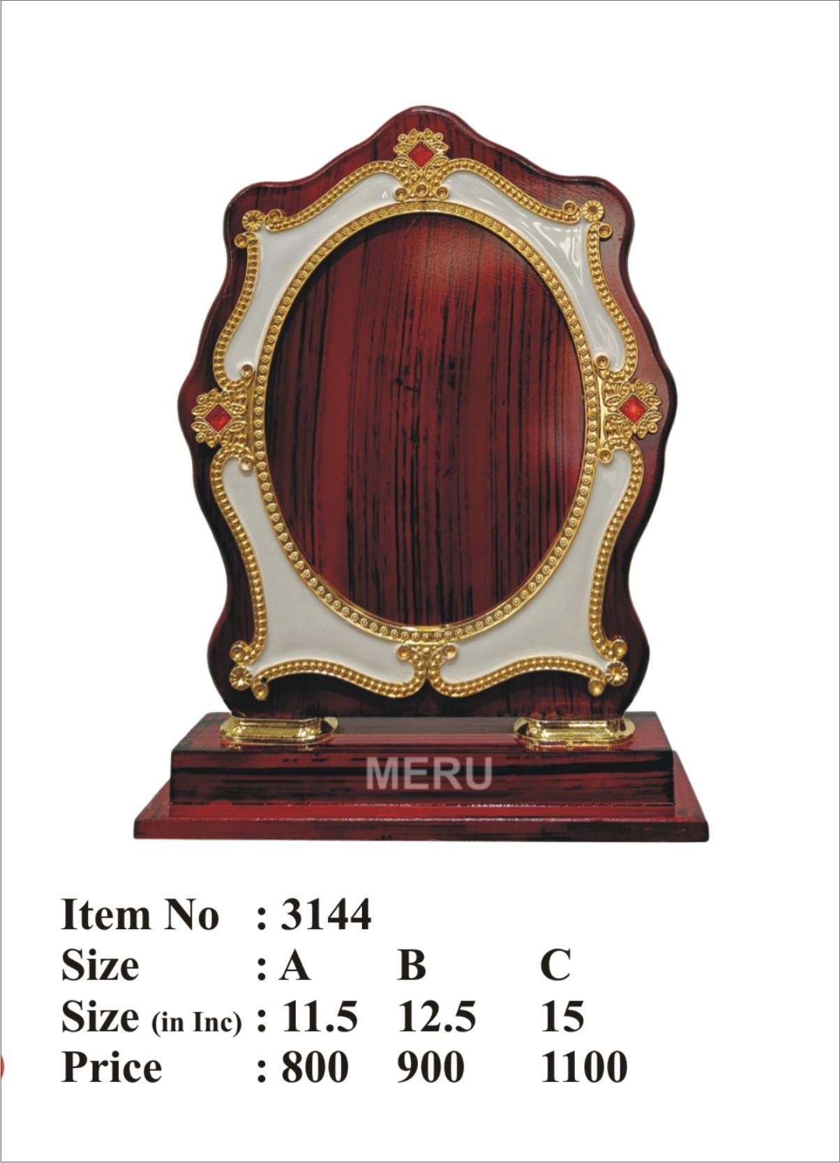 Elegant Wooden Memento for Corporate Awards