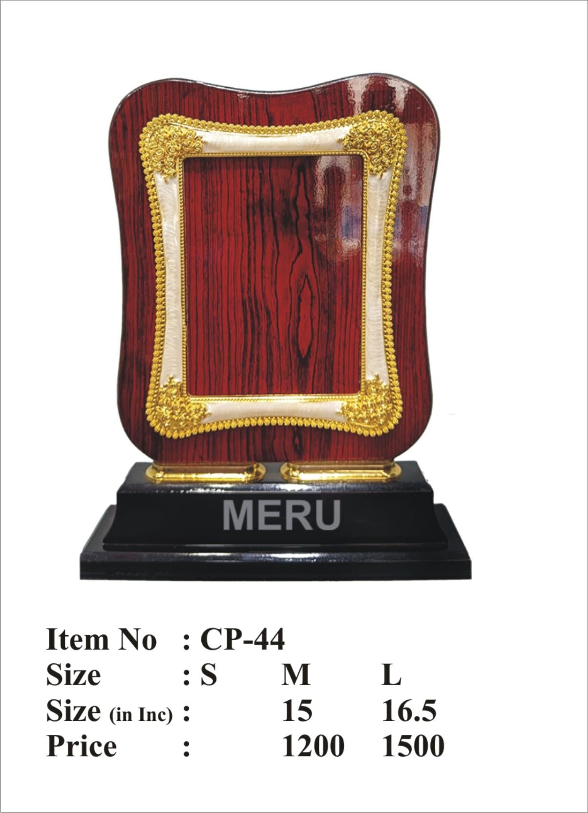 Elegant wooden memento for corporate awards and recognition.