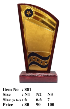 Wooden Corporate Trophy