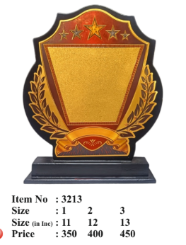 Wooden Corporate Trophy Award