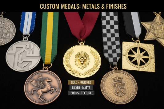 Choosing the right metal for your custom medals