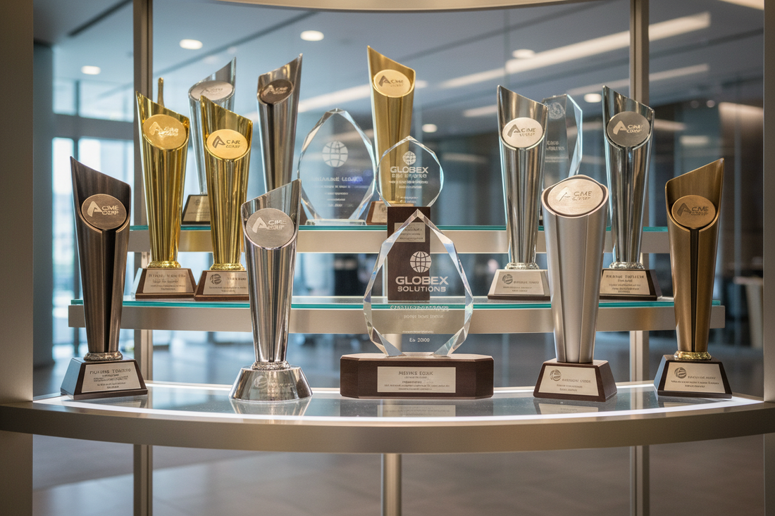 Designing corporate trophies that reflect brand identity – Meru Trophy
