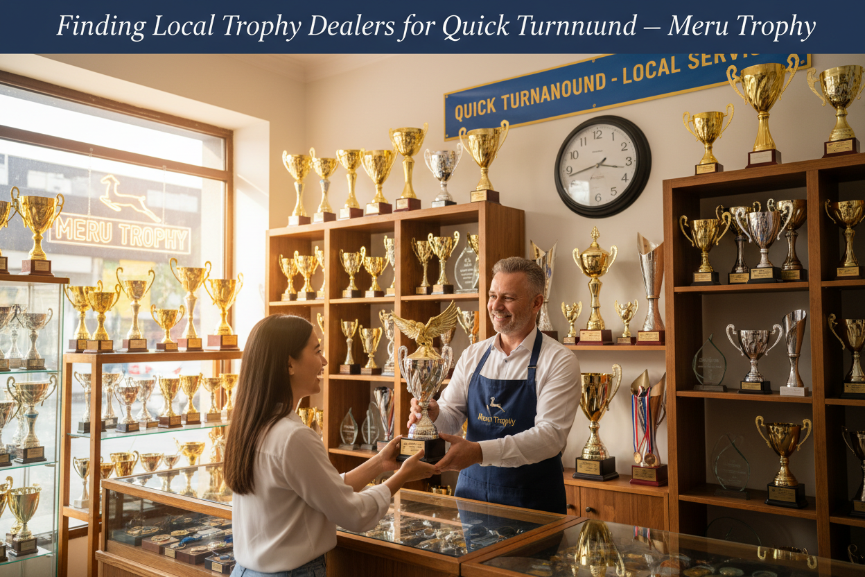 Trophy Dealers Near Me | Crystal Awards & Custom Trophies - Meru Trophy