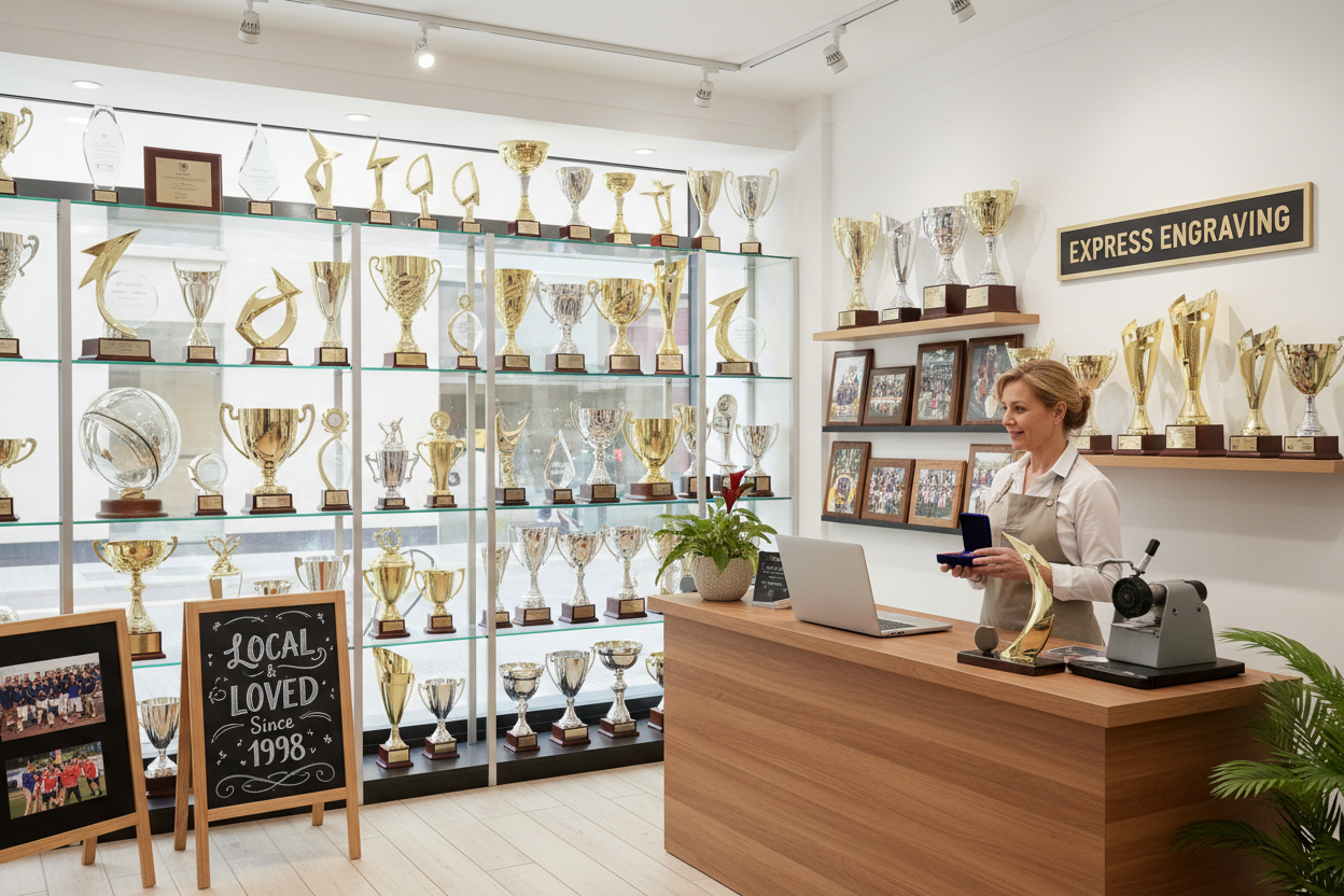 Local Shops for Last-Minute Awards – Meru Trophy