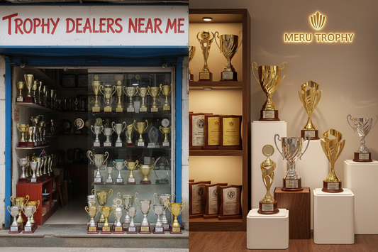 Comparing prices and services from local trophy shops