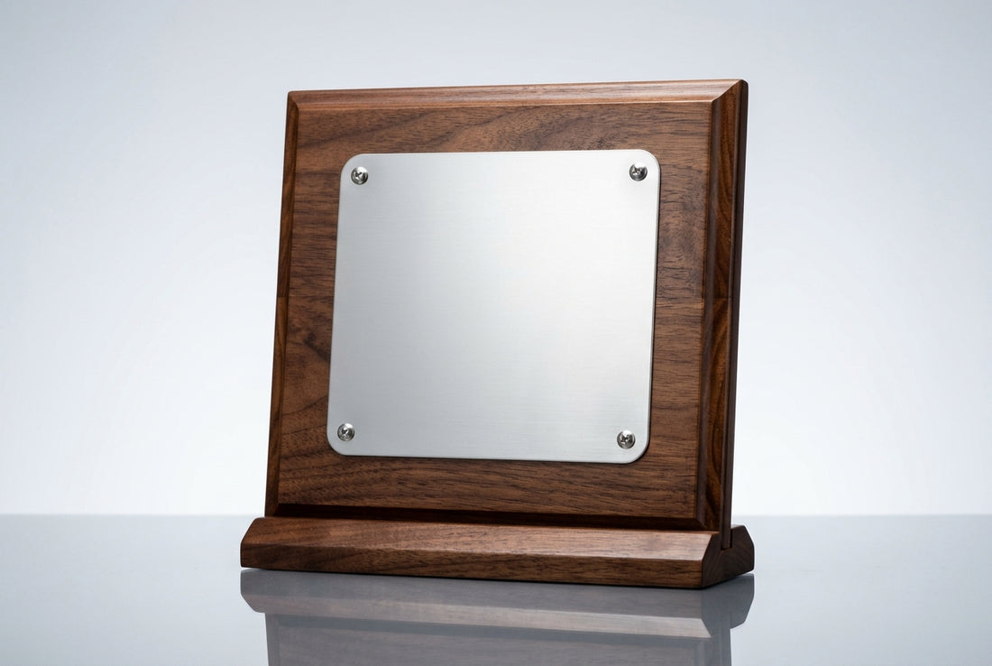 Wooden Mementos With Photo and Engraving in India — Meru Trophy