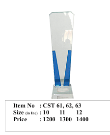Crystal Trophies Award CST-61