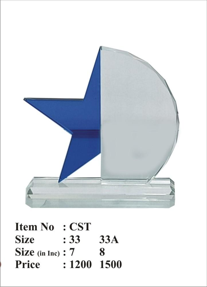 Blue Star Crystal Award