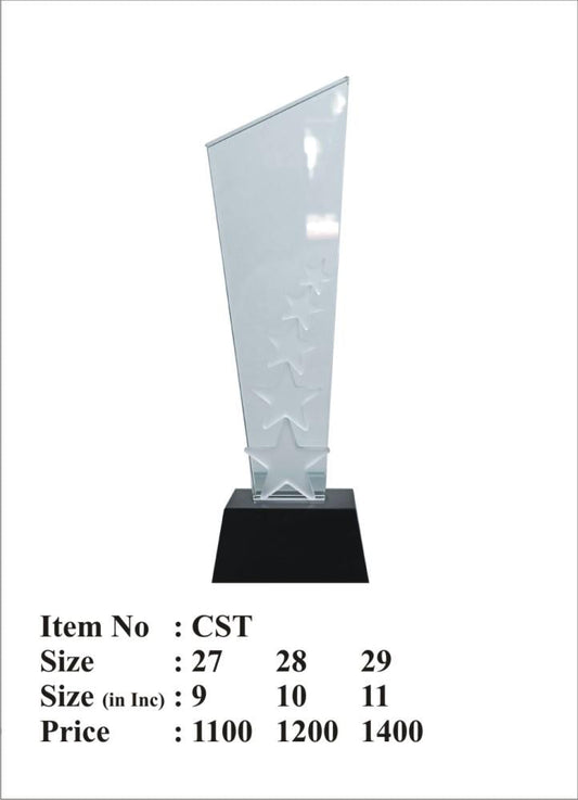 Crystal Star Trophy Award