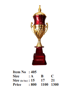 Elegant urn shaped award trophy
