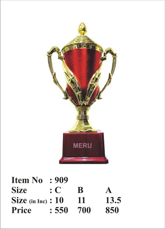 Red and Gold Corporate Trophy