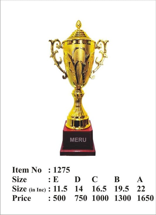 Gold Trophy Cup - Award for Excellence