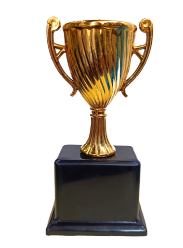 Gold Fiber Trophy Cup - Award 1201