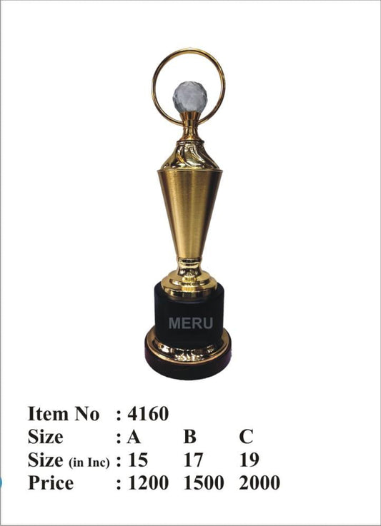 Crystal sphere trophy
