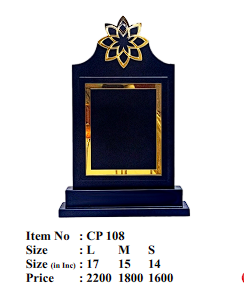 Wooden Memento Recognition Award Trophy CP 108