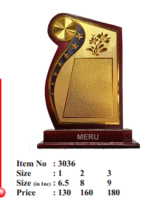 Elegant Wooden Recognition Award